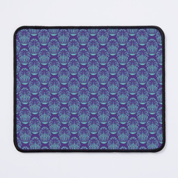 Item preview, Floral Alternating Purple & Aqua designed and sold by Digitalmyth's Designs.