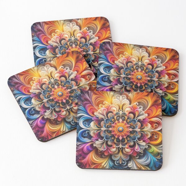 Item preview, ​Vibrant Ribbon Mandala  designed and sold by KingsArtworx 2.