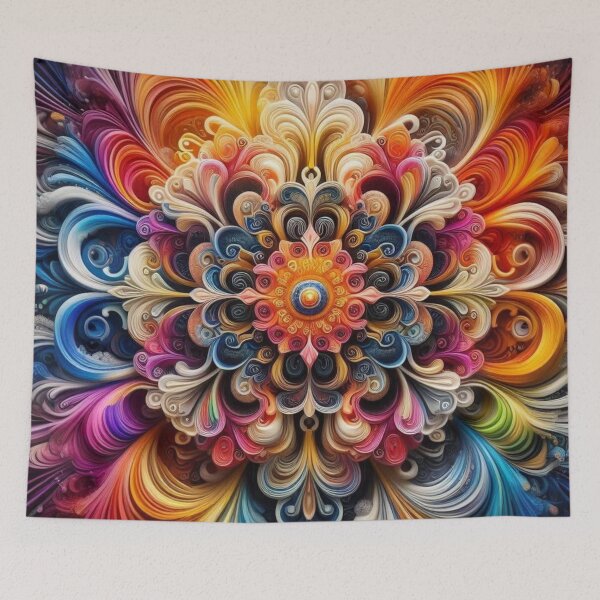 Item preview, ​Vibrant Ribbon Mandala  designed and sold by KingsArtworx 2.