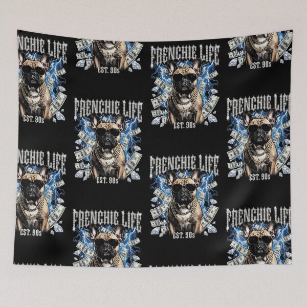 Item preview, Frenchie Life Design – Bling Bulldog Streetwear Art designed and sold by Luminari Creations.