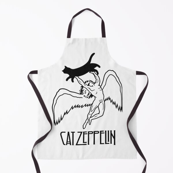 Item preview, Cat Zeppelin Black Cat Classic Rock Parody designed and sold by NoeValdric.