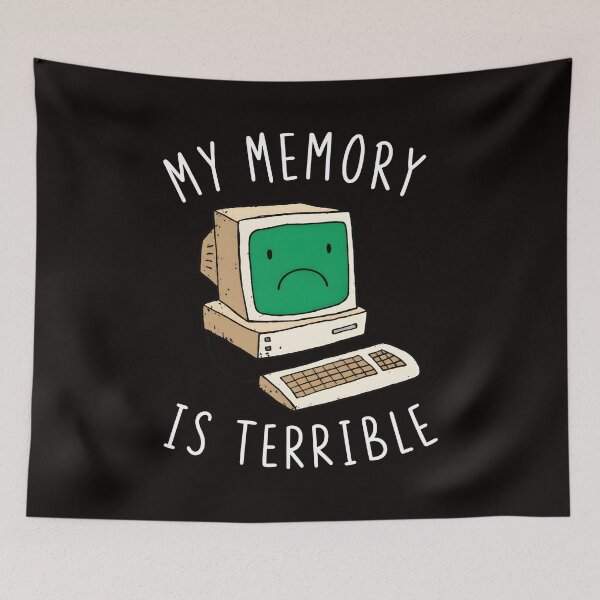 Item preview, My Memory Is Terrible Sad Computer  designed and sold by Tussy-shop.