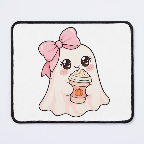 Item preview, cute antôme with big pink bow and latte designed and sold by positivitymed.