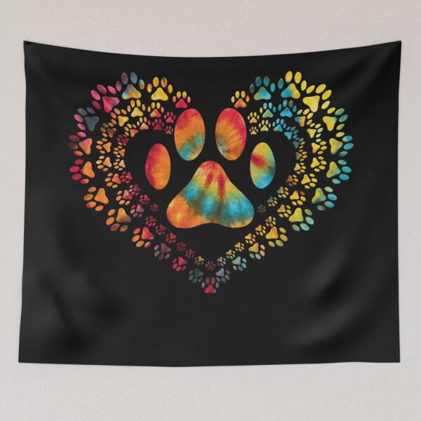 Item preview, Paw Print Heart Pet Lover Dog Owner Cat Owner designed and sold by Moscettakkk.