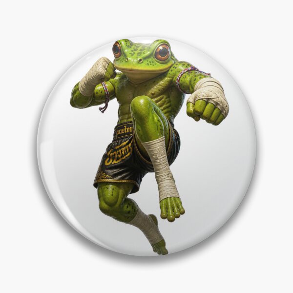 Artikelvorschau, Muay Thai Frosch entworfen und verkauft von Blackthorn515.