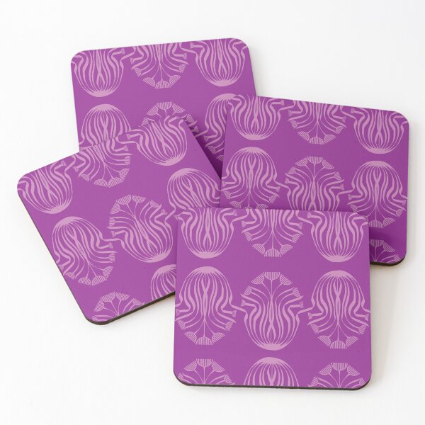 Item preview, Magenta Floral Alternating Up-Down designed and sold by Digitalmyth's Designs.