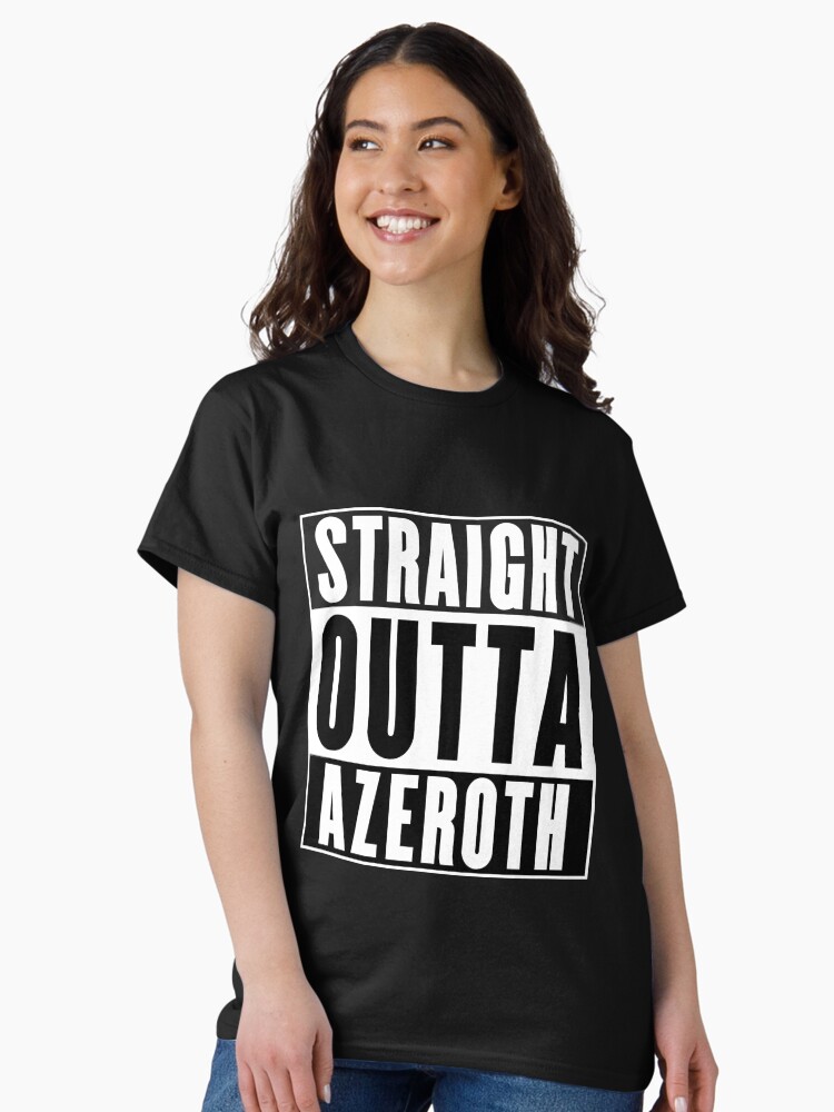 Imagen 2 de 7, Camiseta clásica con la obra Straight Outta Azeroth, diseñada y vendida por soondoock.