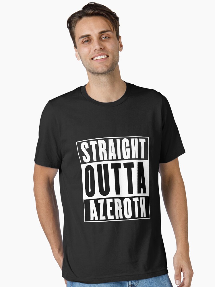 Imagen 1 de 7, Camiseta esencial con la obra Straight Outta Azeroth, diseñada y vendida por soondoock.