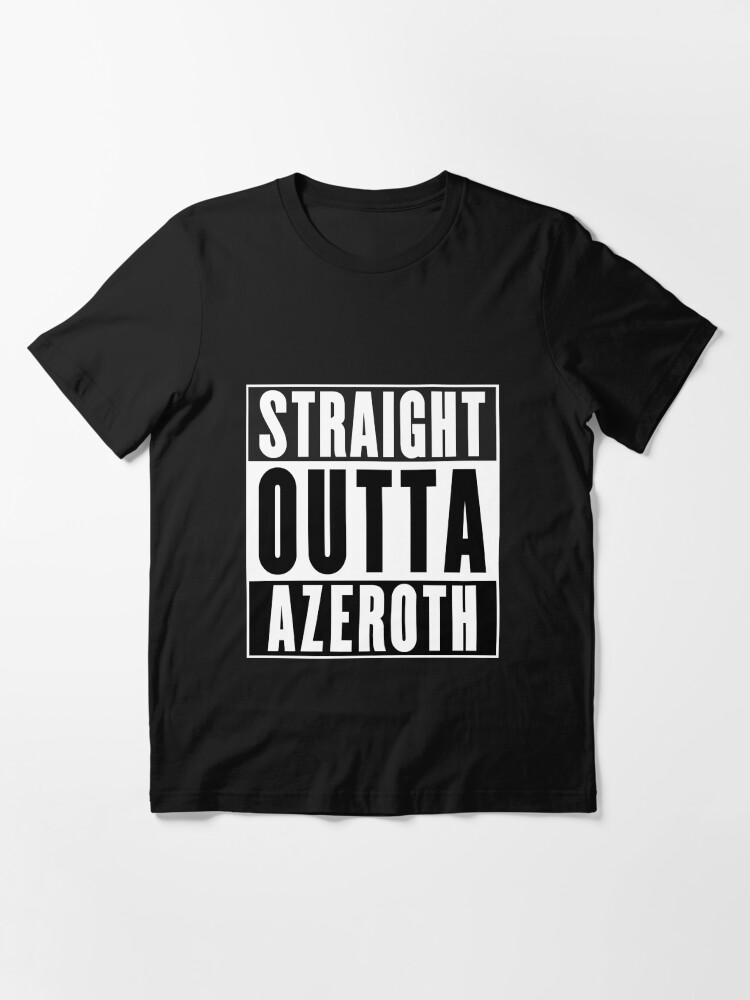 Imagen 3 de 7, Camiseta esencial con la obra Straight Outta Azeroth, diseñada y vendida por soondoock.