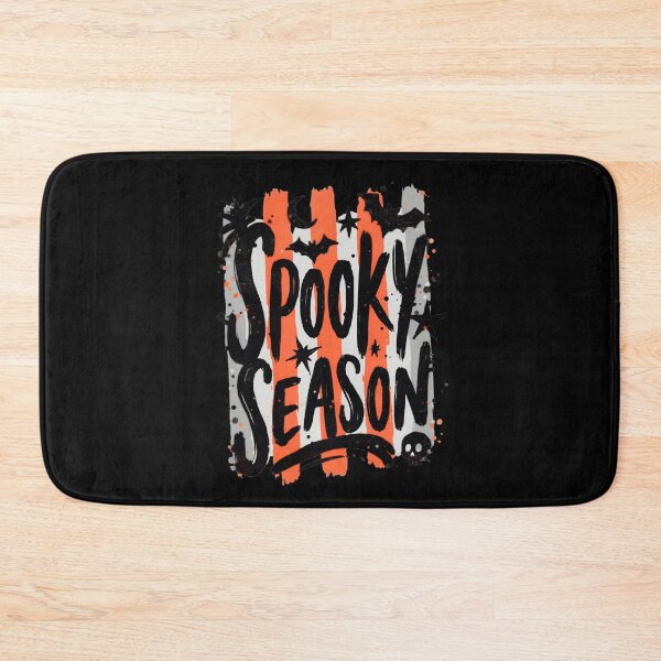 Item preview, Spooky Season Brush Lettering Halloween Striped Bat Funny designed and sold by Zizo-DR44.