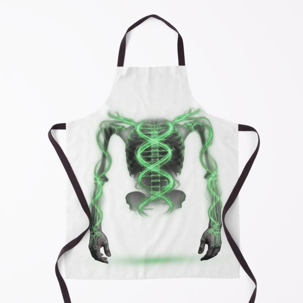 Item preview, Green X-Ray Aura Skeleton — Glowing Radiology Anatomy designed and sold by Ace-Illusionist.
