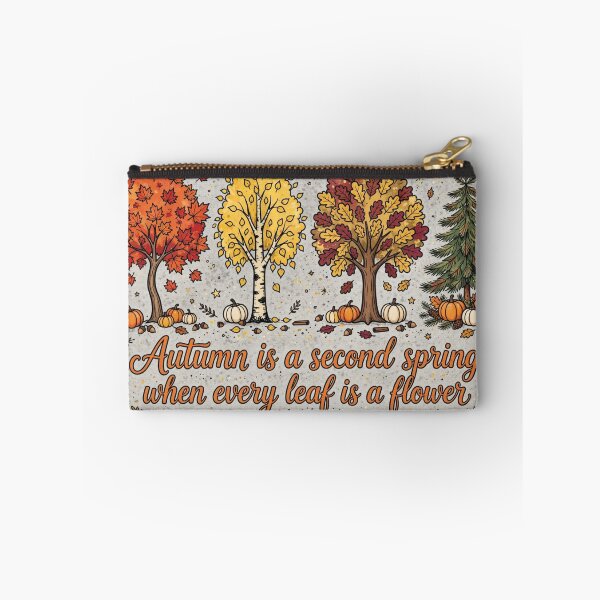 Item preview, Cozy Autumn Trees With Inspirational Fall Quote designed and sold by Mindful56.