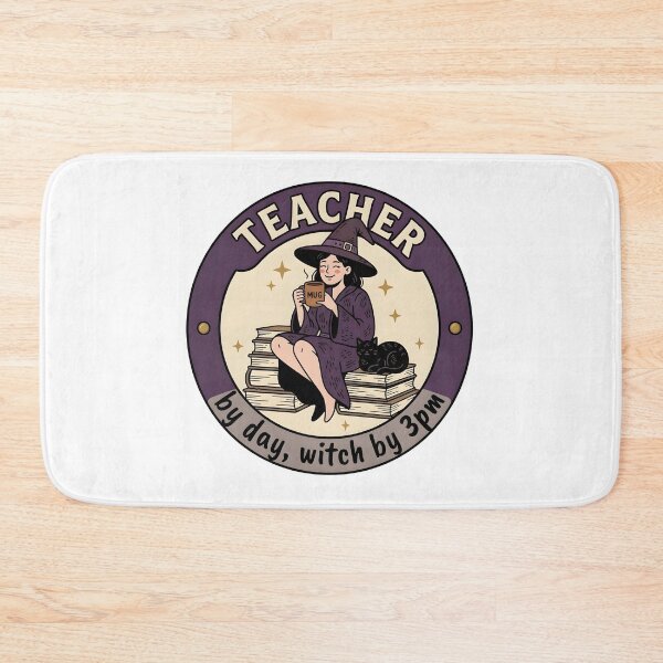 Item preview, Teacher by Day, Witch by 3pm - Funny Halloween Educator designed and sold by LuloCreative.