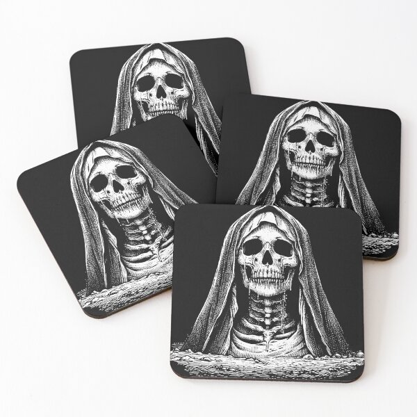 Item preview, Dark Art Mother Skull Praying Gothic Sugar Skeleton Gothic Tattoo designed and sold by MORSPECTIVE.