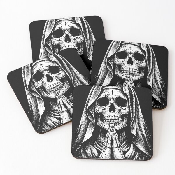 Item preview, Dark Art Mother Skull Praying Gothic Sugar Skeleton Gothic designed and sold by MORSPECTIVE.