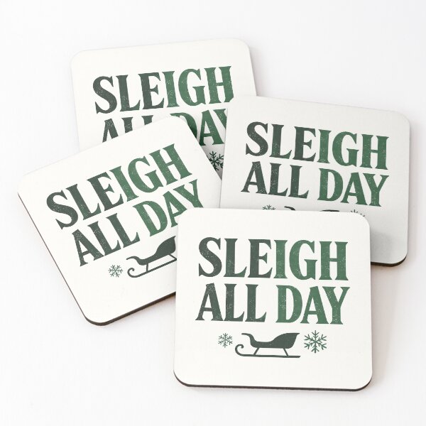 Item preview, Sleigh All Day – Festive Winter Vibes designed and sold by SugarCore.