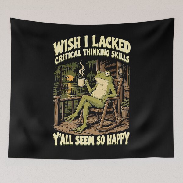 Item preview, I wish I lacked critical thinking skills. designed and sold by abby-thorns.