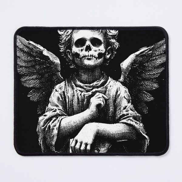 Item preview, Dark Art Skull Kids Angel Death Boy and Girl Wings Tattoo  designed and sold by MORSPECTIVE.
