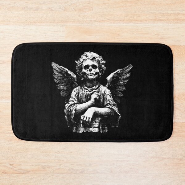 Item preview, Dark Art Skull Kids Angel Death Boy and Girl Wings Tattoo  designed and sold by MORSPECTIVE.