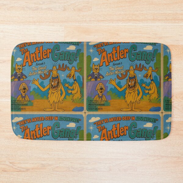 Item preview,  “The Antler Gang!” Title Card   designed and sold by Stacey Lazarus.