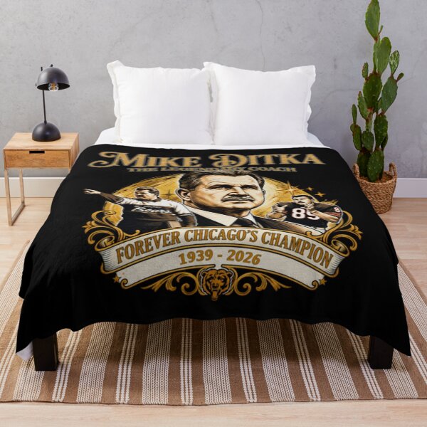 Item preview, Mike Ditka Chicago Football, Bears Fan designed and sold by lumiprintsart.