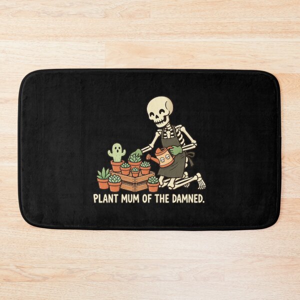 Item preview, Plant Mum of the Damned – Funny Skeleton Gardener, Goth Plant Lover designed and sold by MrDev.