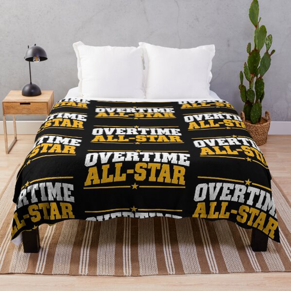 Artikelvorschau, Überstunden All-Star Athletic Tradesman Typografie Druck entworfen und verkauft von StudioBilly3000.