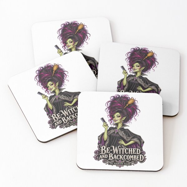Item preview, THE HAUNTED SALON COLLECTION - BE-WITCHED AND BACKCOMBED designed and sold by WheelieGdArt.