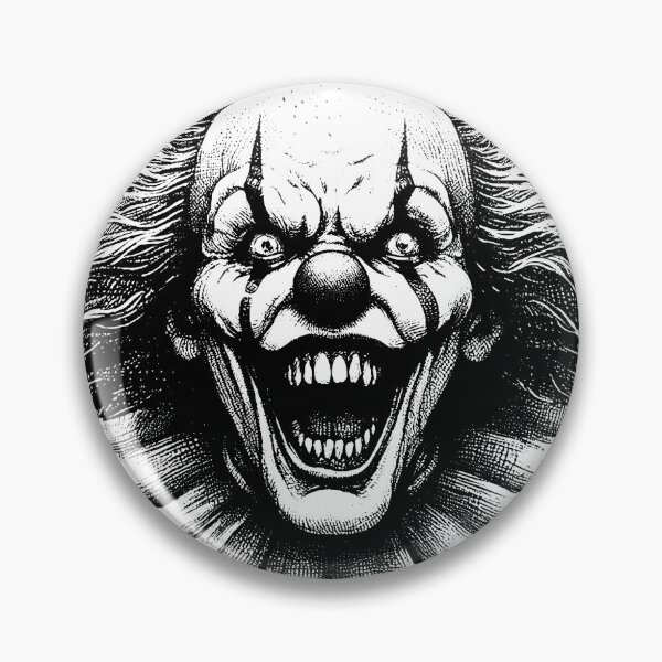Item preview, Dark Art Clown Scary Face Halloween Creepy Evil Joker designed and sold by MORSPECTIVE.