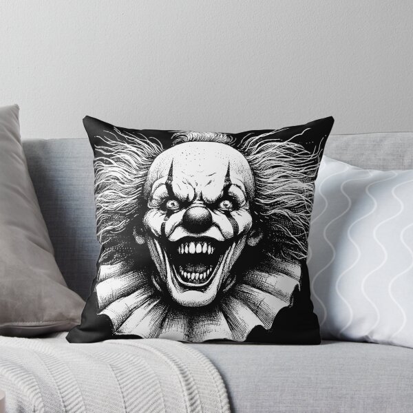 Item preview, Dark Art Clown Scary Face Halloween Creepy Evil Joker designed and sold by MORSPECTIVE.