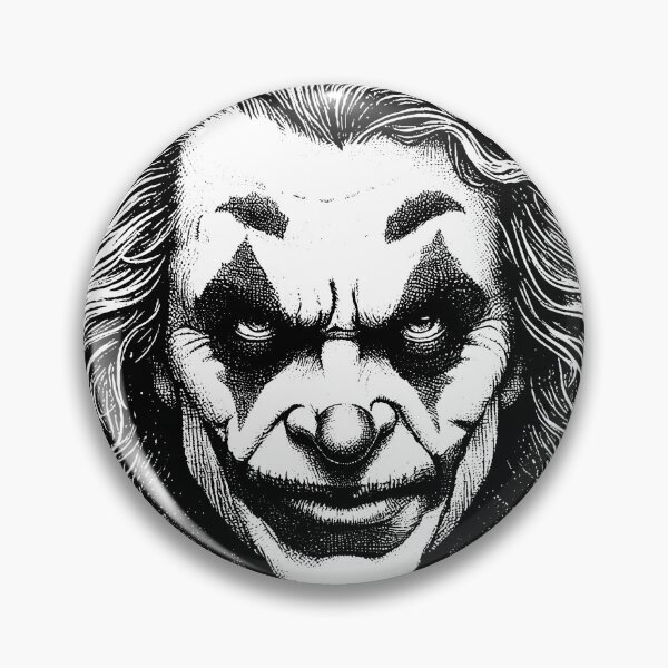 Item preview, Dark Art Clown Scary Face Halloween Creepy Evil designed and sold by MORSPECTIVE.
