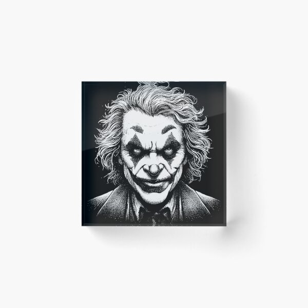 Item preview, Dark Art Clown Scary Face Halloween Creepy Evil designed and sold by MORSPECTIVE.