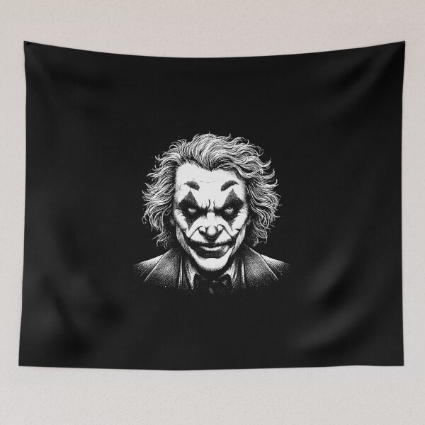 Item preview, Dark Art Clown Scary Face Halloween Creepy Evil designed and sold by MORSPECTIVE.