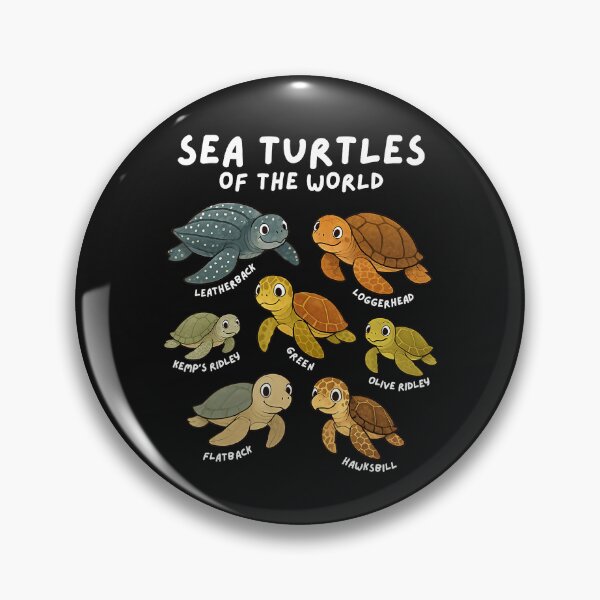 Item preview, Sea Turtles Of The World Marine Life Ocean Animal Species Marine Biologist Conservationist designed and sold by Moscettakkk.