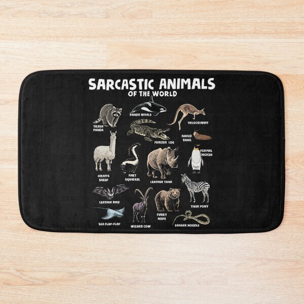 Item preview, Sarcastic Animals Of The World Funny Wildlife Humor Animal Lover Gift designed and sold by Moscettakkk.