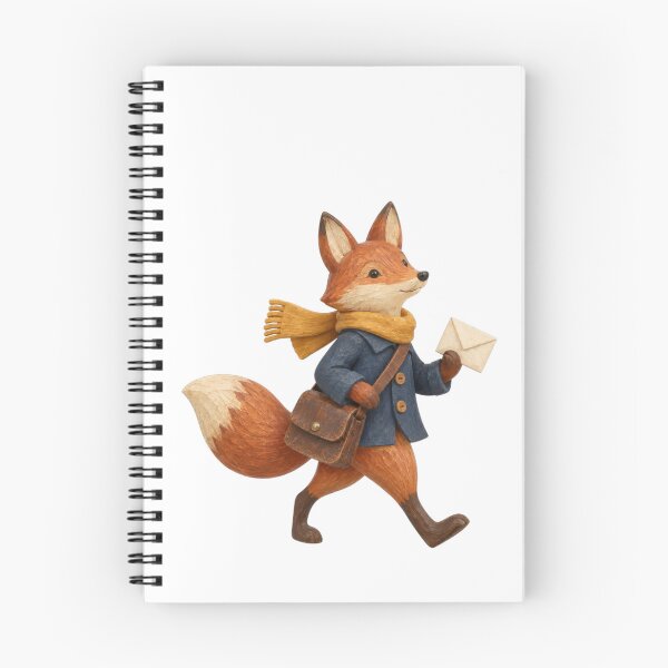 Item preview, Postman Fox, postman with letter, fairytale character designed and sold by Mauswohn.