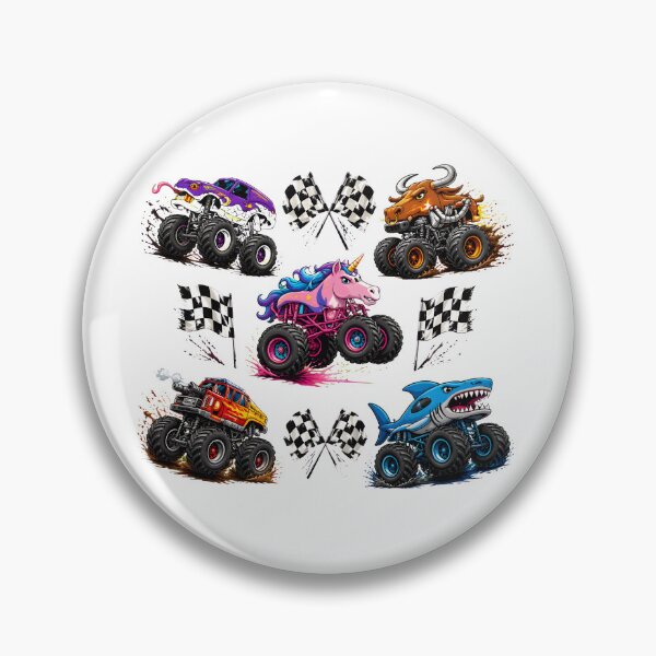 Item preview, Fun Monster Truck & Bows Cartoon designed and sold by Maladies.