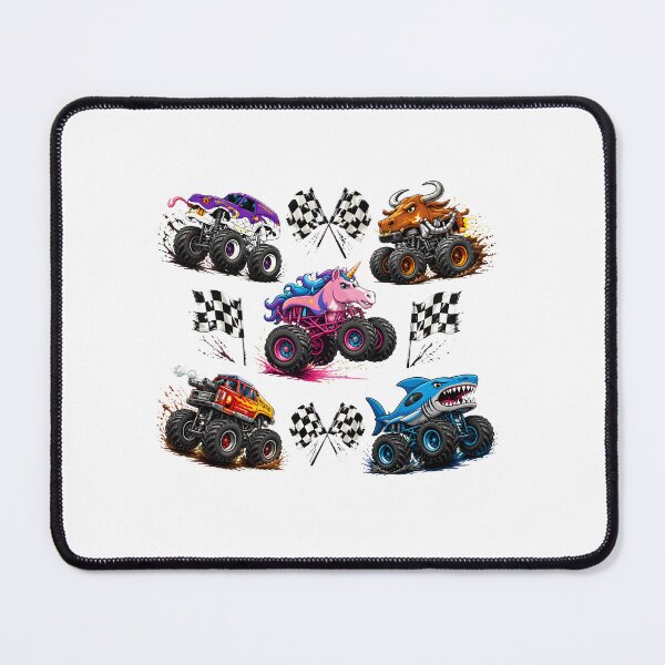 Item preview, Fun Monster Truck & Bows Cartoon designed and sold by Maladies.