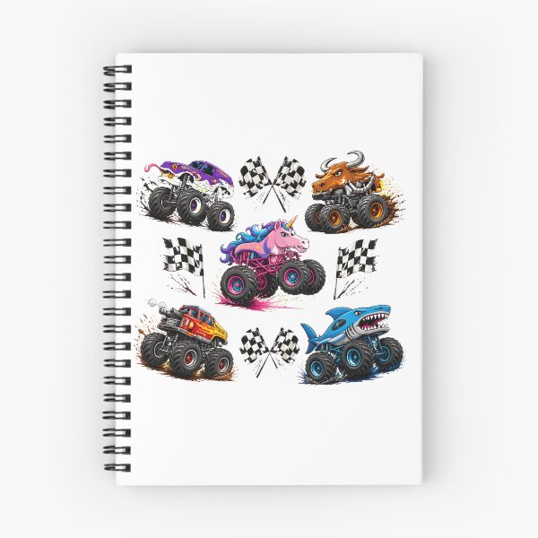 Item preview, Fun Monster Truck & Bows Cartoon designed and sold by Maladies.