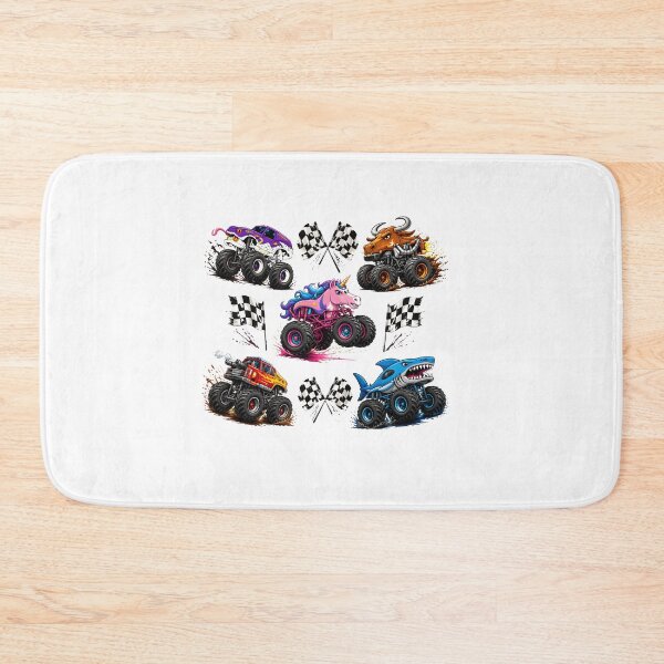 Item preview, Fun Monster Truck & Bows Cartoon designed and sold by Maladies.