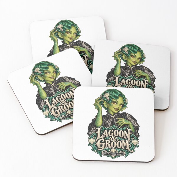 Item preview, THE HAUNTED SALON COLLECTION - LAGOON & GROOM designed and sold by WheelieGdArt.