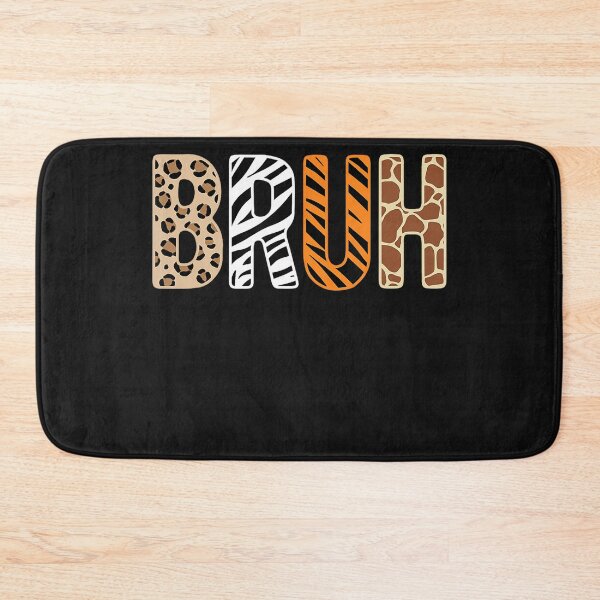 Item preview, Bruh Animal Print Slang Youth Expression designed and sold by Moscettakkk.