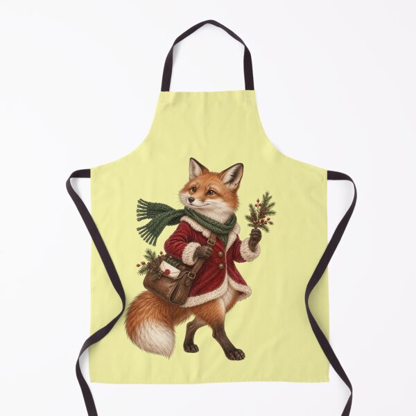 Item preview, Fox postman with Christmas letter and fir branch designed and sold by Mauswohn.