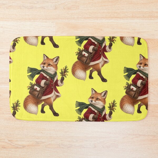 Item preview, Fox postman with Christmas letter and fir branch designed and sold by Mauswohn.