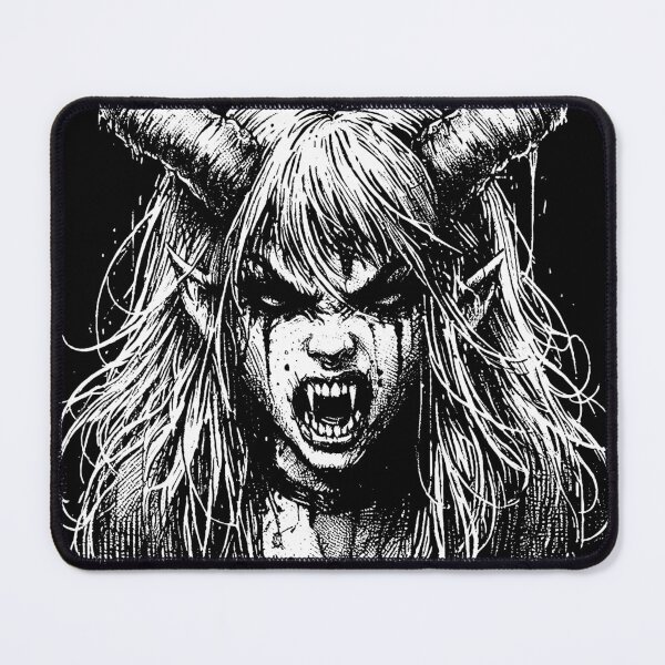 Item preview, ark Art Devil Girl Kids Demon Woman Face Hell designed and sold by MORSPECTIVE.