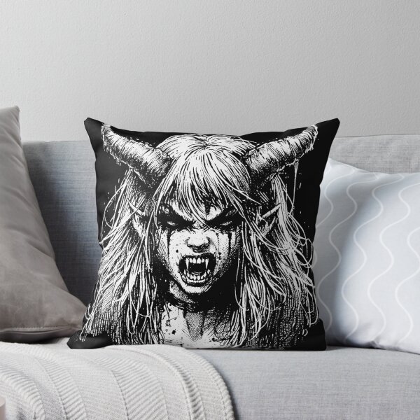 Item preview, ark Art Devil Girl Kids Demon Woman Face Hell designed and sold by MORSPECTIVE.