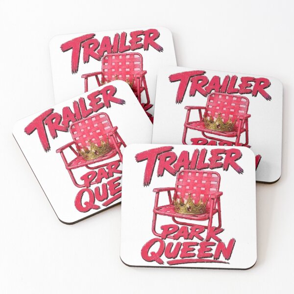 Item preview, TRAILER PARK QUEEN - Pink Lawn Chair Royalty designed and sold by Kvllo Collective Co..