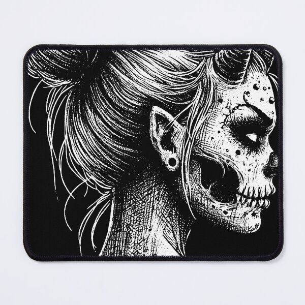 Item preview, Dark Art Devil Girl Kids Demon Woman Face Hell  designed and sold by MORSPECTIVE.