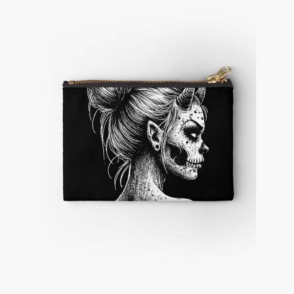 Item preview, Dark Art Devil Girl Kids Demon Woman Face Hell  designed and sold by MORSPECTIVE.