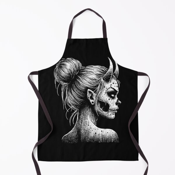 Item preview, Dark Art Devil Girl Kids Demon Woman Face Hell  designed and sold by MORSPECTIVE.